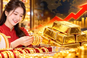 Giá vàng hôm nay 10/10: Giá vàng thế giới và trong nước đồng loạt tăng