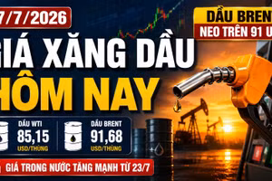 Giá xăng dầu hôm nay 27/7/2026: Dầu thế giới neo cao