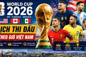 Lịch thi đấu World Cup 2026 theo giờ Việt Nam: Xem trọn 104 trận