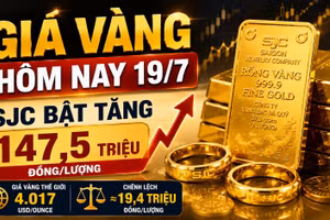 Giá vàng hôm nay 19/7: SJC tăng gần 1 triệu nhưng vẫn giảm trong tuần