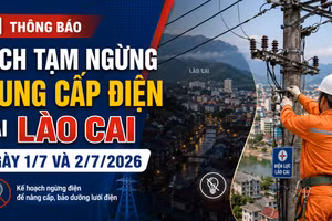Lịch cắt điện Lào Cai ngày 1/7 và 2/7: Nhiều nơi mất điện kéo dài