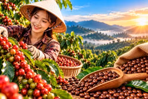 Giá cà phê hôm nay 20/10/2026: Tăng 200 đồng/kg, cao nhất 93.200 đồng