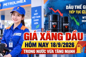 Giá xăng dầu hôm nay 18/9: Dầu thế giới giảm, trong nước vừa tăng mạnh