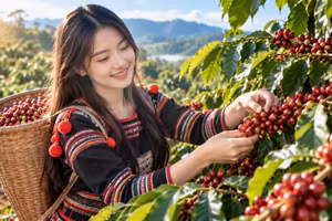 Giá cà phê hôm nay 21/9: Toàn thị trường ổn định