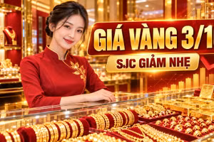 Giá vàng hôm nay 3/10: Vàng thế giới giảm cuối tuần, SJC biến động ra sao?