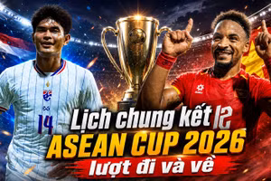 Lịch chung kết ASEAN Cup 2026 (AFF Cup) chính thức Việt Nam vs Thái Lan
