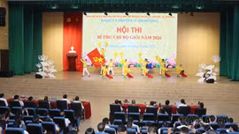 80 thí sinh tham gia Hội thi Bí thư chi bộ giỏi năm 2026 của phường Cam Đường