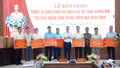 Bàn giao thiết bị hỗ trợ kết nối vệ tinh Starlink cho các địa phương, đơn vị tại các điểm lõm sóng