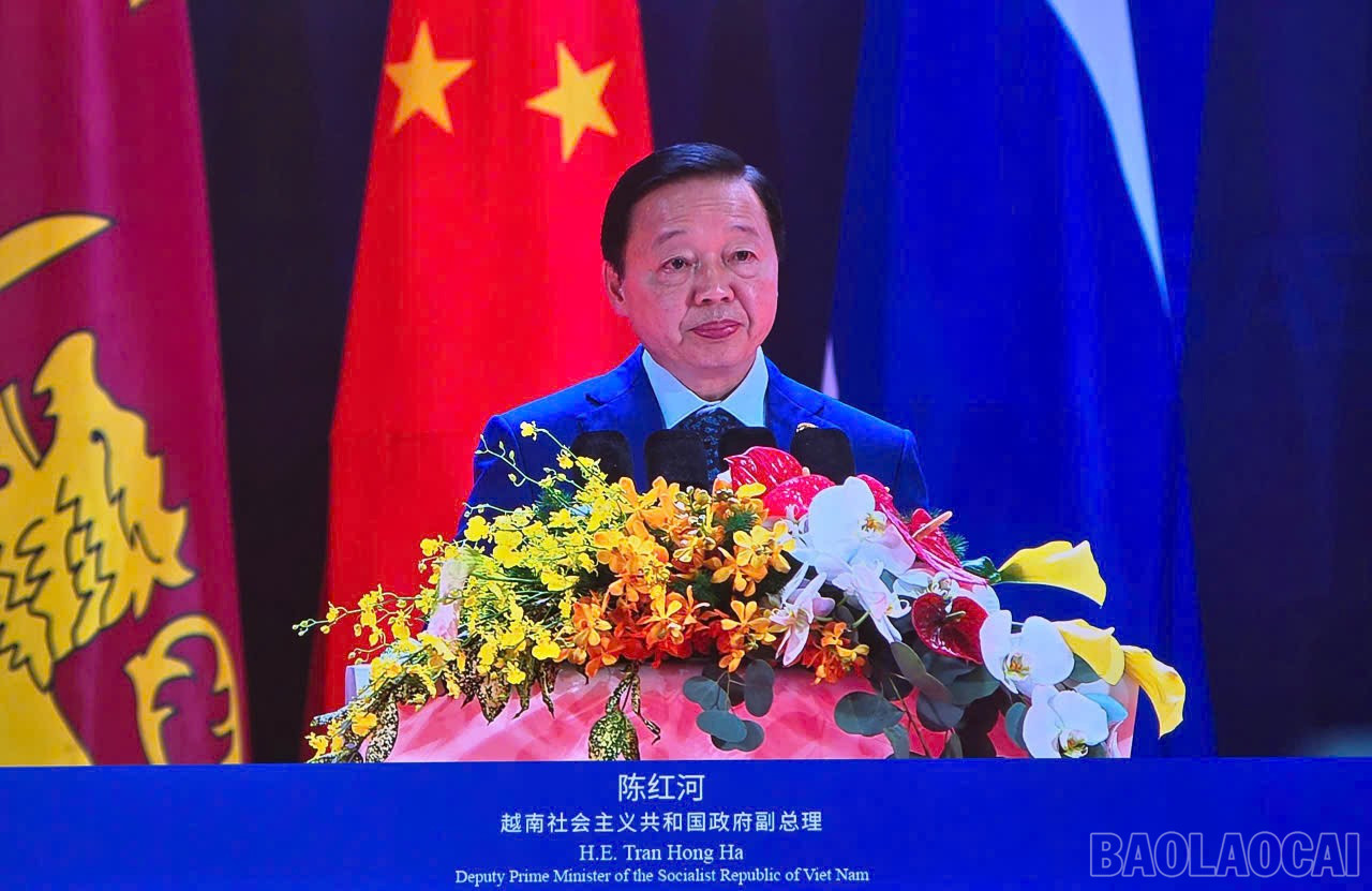 チャン・ホン・ハ副首相がフェアの開会式に出席した。 baolaocai-br_t7.jpg