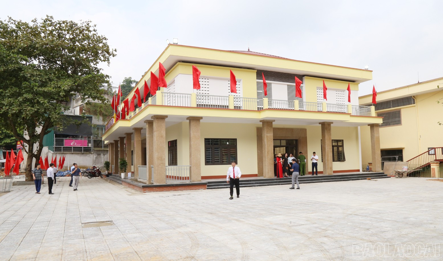 Toàn cảnh Nhà văn hóa tổ 1, tổ 2 Bắc Lệnh. baolaocai-br_bl1.jpg