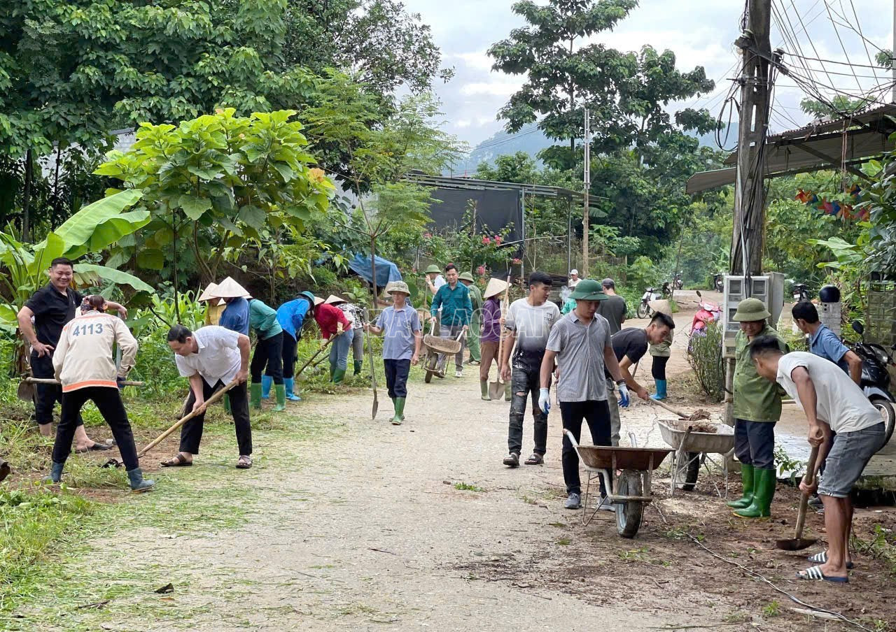 ຊາວກະສິກອນໃນອຽນບິ່ງເຮັດວຽກຢ່າງຕັ້ງໜ້າເພື່ອຮັກສາສະພາບແວດລ້ອມຊົນນະບົດທີ່ຂຽວງາມ, ສະອາດ ແລະ ສວຍງາມ. baolaocai-c_a7.jpg