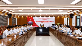 Đoàn kiểm tra, giám sát của Bộ Chính trị, Ban Bí thư làm việc với Ban Thường vụ Đảng ủy xã Mậu A