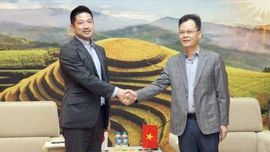 Phó Chủ tịch UBND tỉnh Nguyễn Thành Sinh tiếp xã giao Đoàn công tác của Đại sứ quán Nhật Bản tại Việt Nam