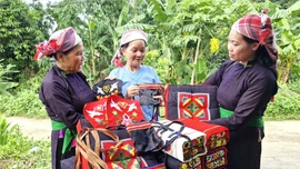 Sắc màu thổ cẩm dưới chân núi Gia Lan