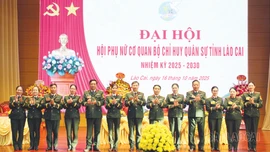 Đại hội Hội Phụ nữ cơ quan Bộ CHQS tỉnh Lào Cai nhiệm kỳ 2025 - 2030
