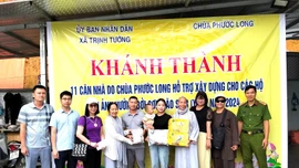Xã Trịnh Tường: Khánh thành 11 "nhà tình thương" cho các hộ dân bị ảnh hưởng nặng nề bởi thiên tai