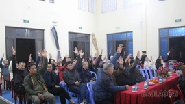 Phường Lào Cai lấy ý kiến nhận xét và tín nhiệm của cử tri đối với người ứng cử đại biểu Quốc hội