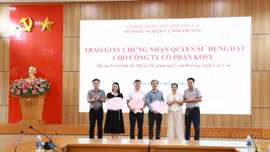 Lào Cai cấp sổ đỏ cho dự án đô thị do KOSY đầu tư