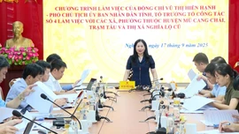 Phó Chủ tịch UBND tỉnh Vũ Thị Hiền Hạnh làm việc với các xã, phường thuộc huyện Trạm Tấu và thị xã Nghĩa Lộ (cũ)