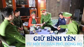 Giữ bình yên từ mỗi tổ dân phố, dòng họ
