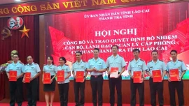 Thanh tra tỉnh tổ chức Hội nghị công bố và trao quyết định bổ nhiệm cán bộ, lãnh đạo