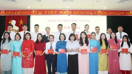 Học viên hoàn thành lớp bồi dưỡng nhận thức về Đảng năm 2025