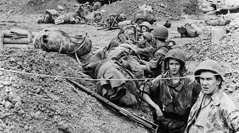 Lính Pháp tại Điện Biên Phủ. Ảnh tư liệu