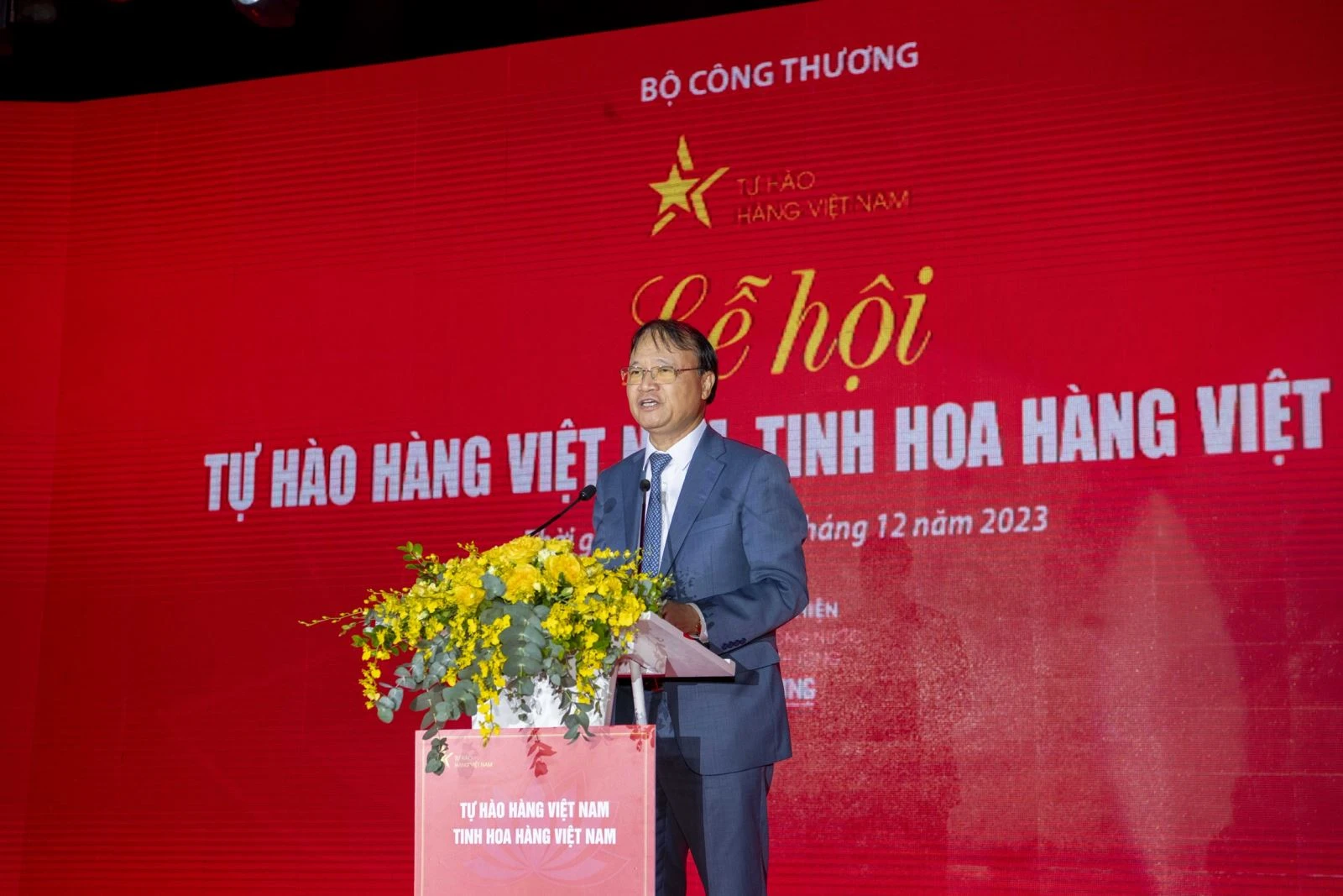 Thứ trưởng Bộ Công Thương Đỗ Thắng Hải phát biểu tại lễ khai mạc.