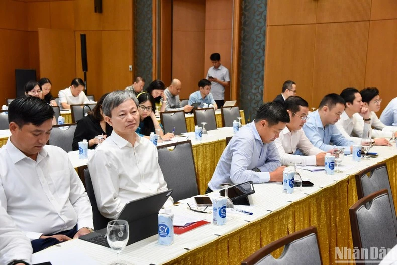 Đại diện lãnh đạo các tập đoàn nhà nước tham dự hội nghị.