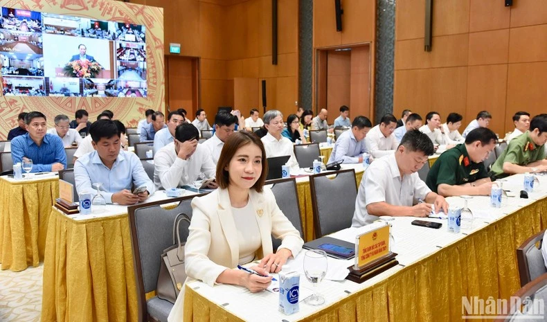 Đại diện lãnh đạo các ngân hàng tham dự hội nghị.