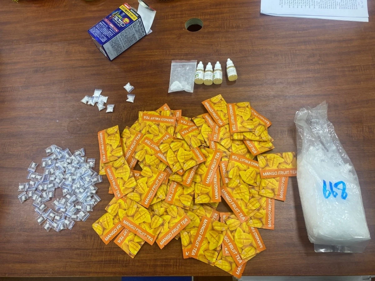 Các loại ma túy là tang vật của vụ án.