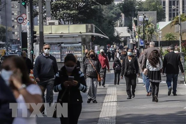 Đường phố tại Sao Paulo, Brazil. Ảnh (tư liệu): THX/TTXVN