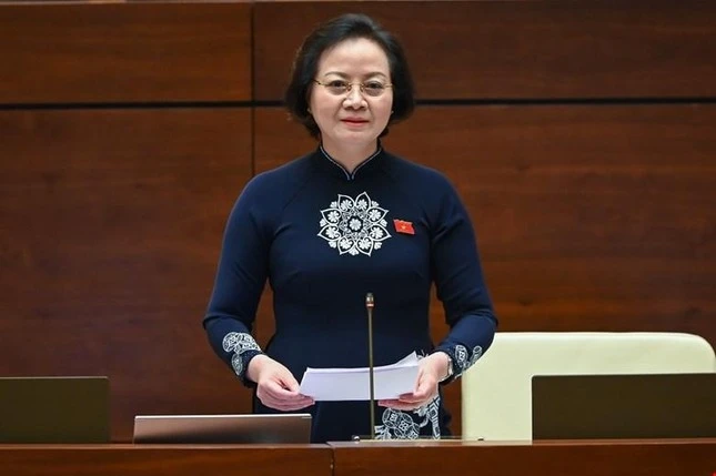 Bộ trưởng Nội vụ Phạm Thị Thanh Trà. Ảnh: VPQH