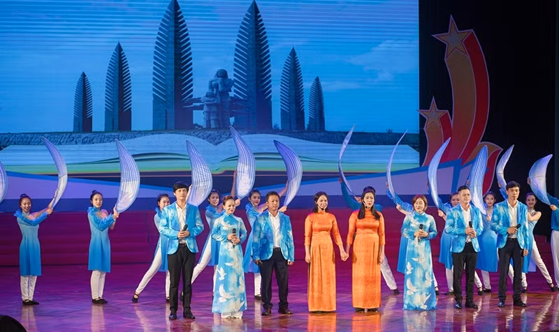 Cán bộ Thư viện tham gia cuộc thi năm 2022.