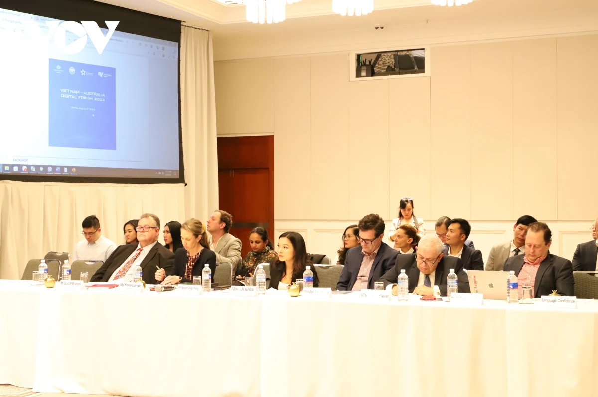 Đại diện các công ty Australia tham dự Diễn đàn số Việt Nam - Australia.
