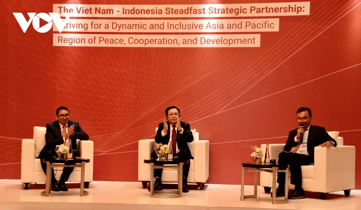 Chủ tịch Quốc hội nhấn mạnh quan hệ Đối tác chiến lược Việt Nam - Indonesia đang được phát triển toàn diện cả về bề rộng và chiều sâu.