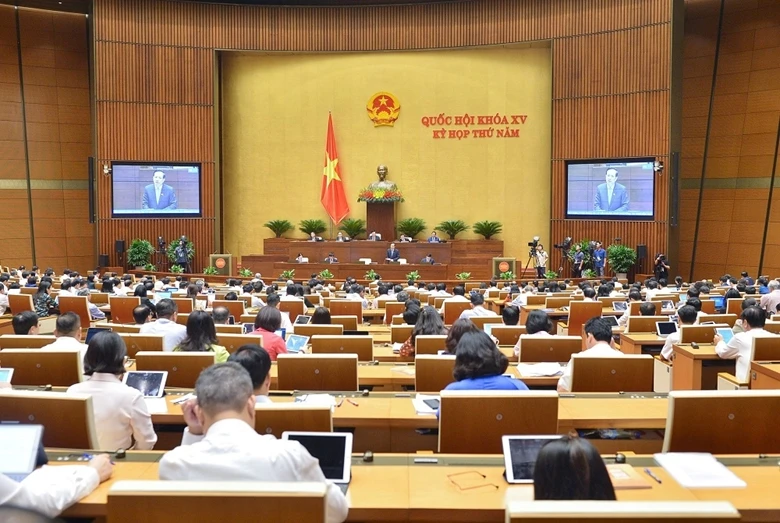 Toàn cảnh phiên chất vấn nhóm vấn đề thuộc lĩnh vực lao động, người có công và xã hội.