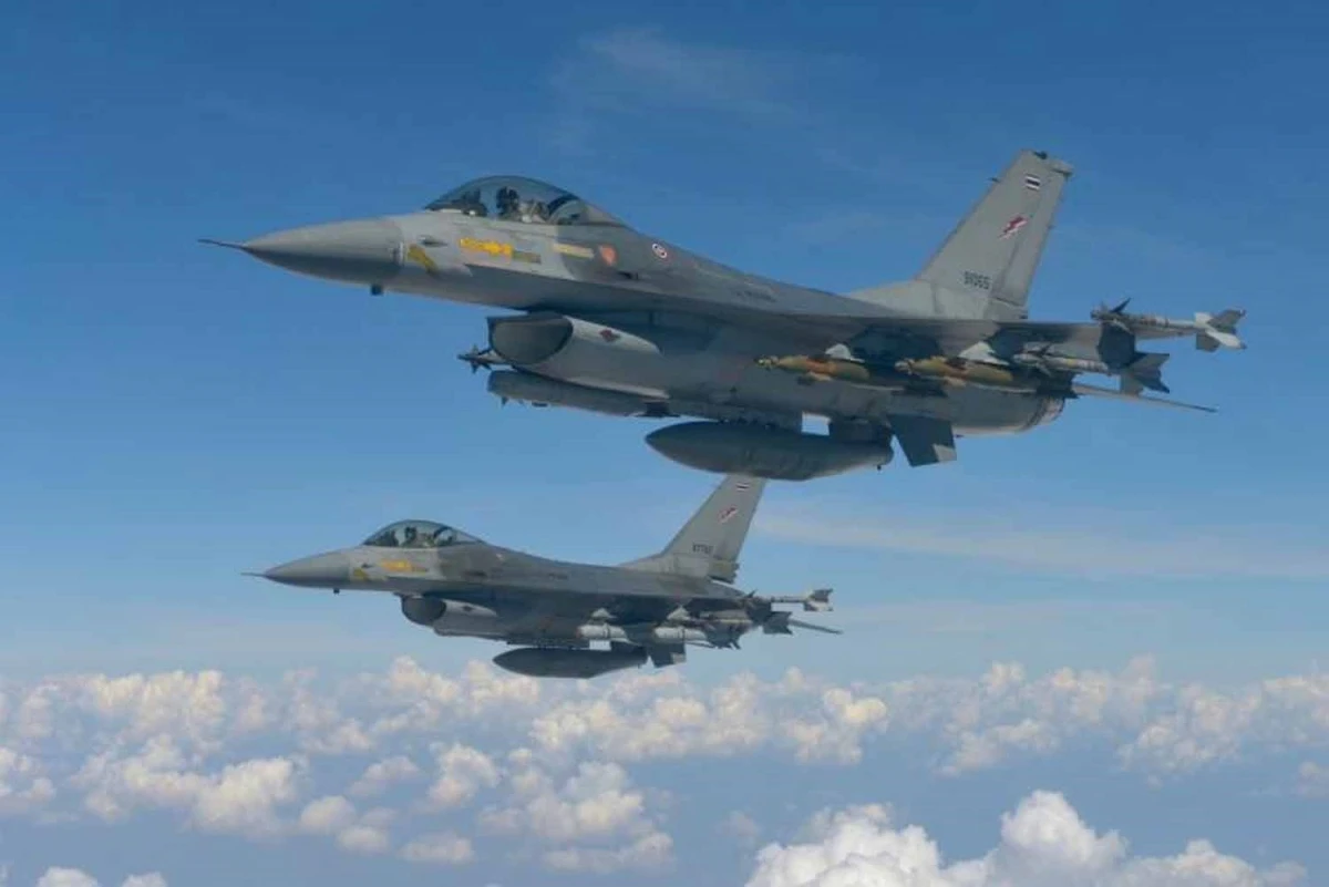 Máy bay chiến đấu F-16 của Không quân Hoàng gia Thái Lan. (Ảnh: Không quân Hoàng gia Thái Lan)