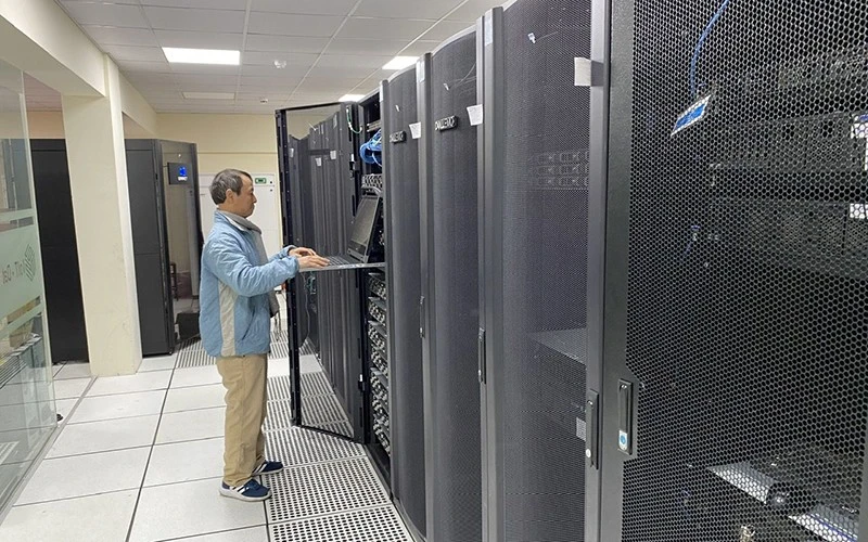 Hạ tầng kỹ thuật phục vụ nghiên cứu trí tuệ nhân tạo tại Viện Công nghệ thông tin.