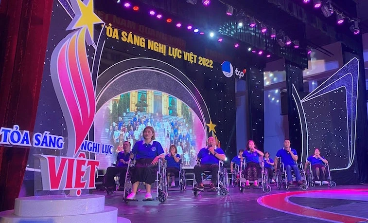 Chương trình "Tỏa sáng nghị lực Việt" năm 2022.