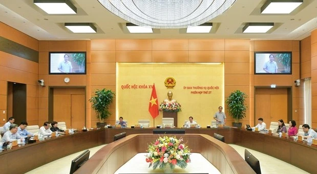 Toàn cảnh Phiên họp. Ảnh: QH.