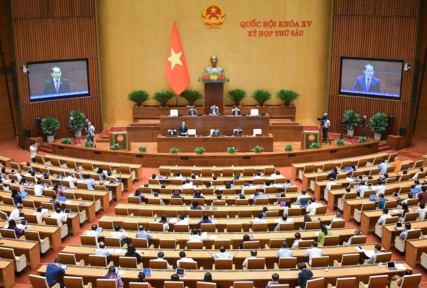 Quang cảnh phiên họp Quốc hội ngày 26/10.