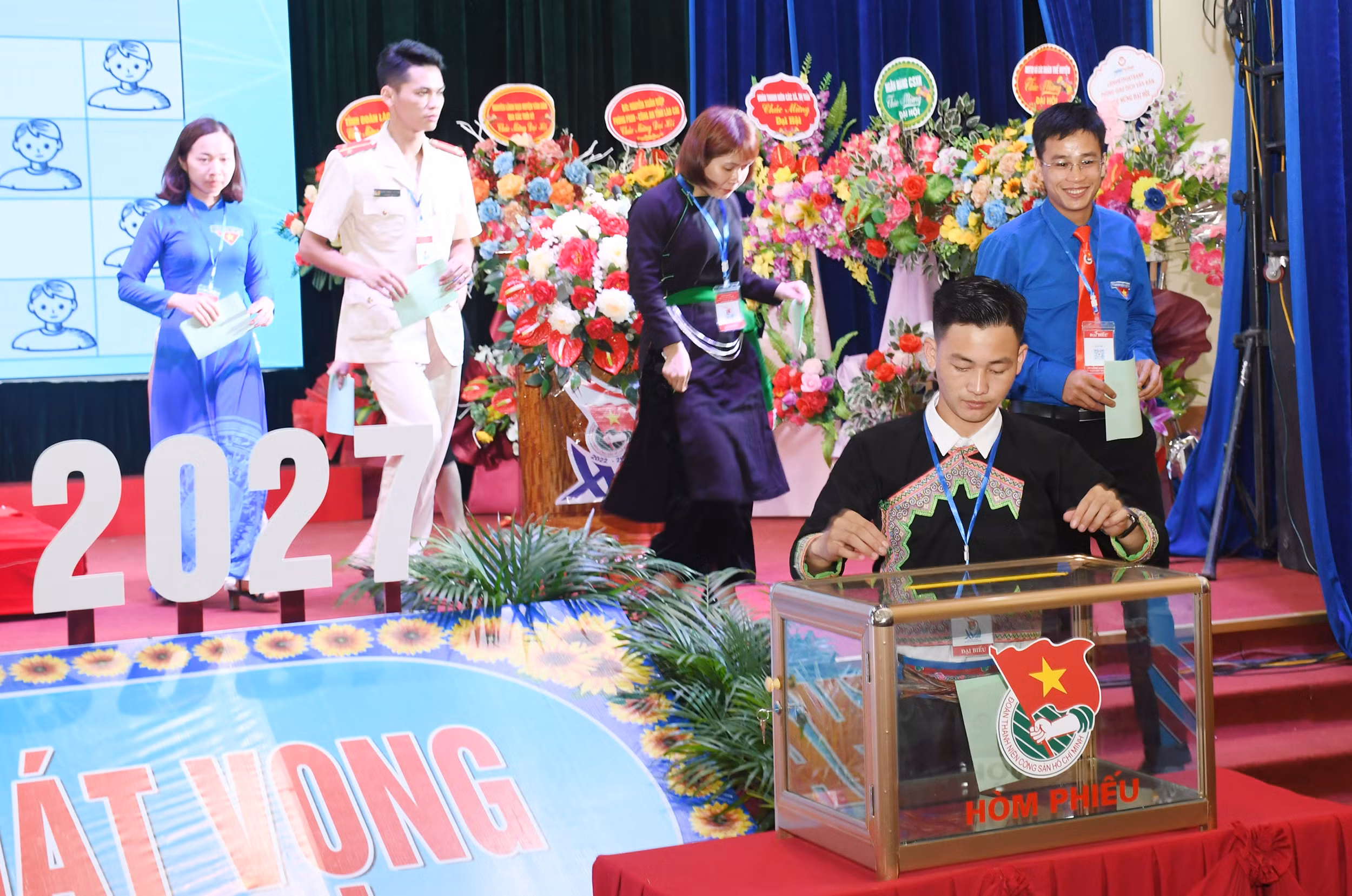 Đại hội đại biểu Đoàn TNCS Hồ Chí Minh huyện Văn Bàn lần thứ XVIII, nhiệm kỳ 2022 - 2027 ảnh 3