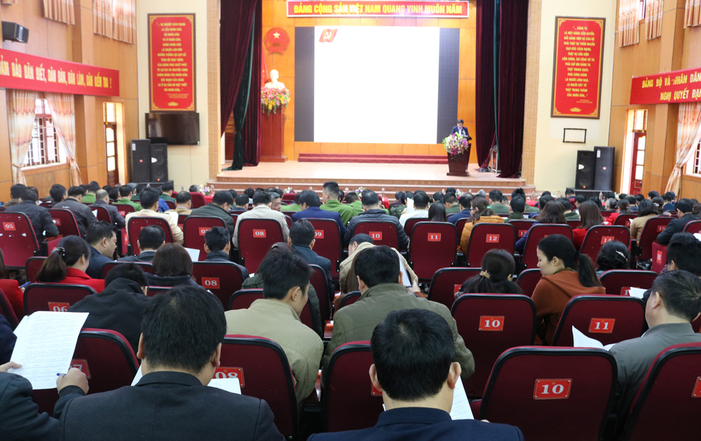 Huyện ủy Bát Xát quán triệt, triển khai thực hiện Nghị quyết Đại hội Đảng bộ tỉnh lần thứ XVI ảnh 1