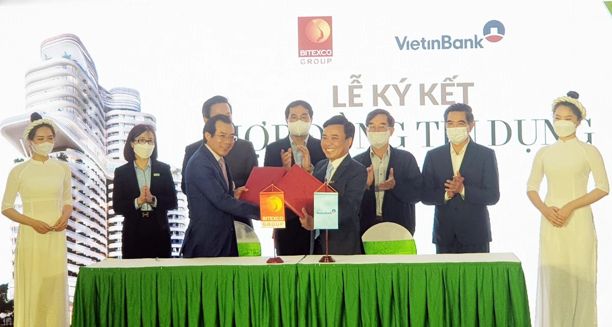 Tập đoàn Bitexco và Ngân hàng Viettinbank Chi nhánh Lào Cai ký kết thỏa thuận hợp tác hỗ trợ tài chính và các gói ưu đãi tín dụng cho dự án.