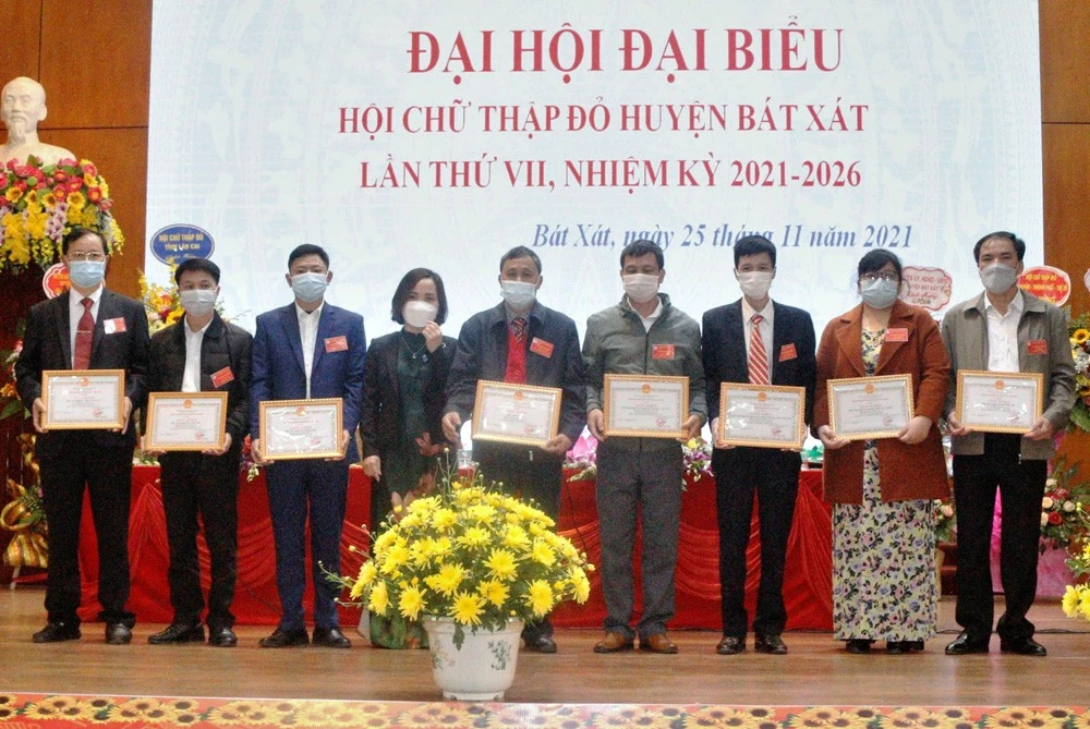 Đại hội đại biểu Hội Chữ thập đỏ huyện Bát Xát lần thứ VII, nhiệm kỳ 2021 - 2026 ảnh 2