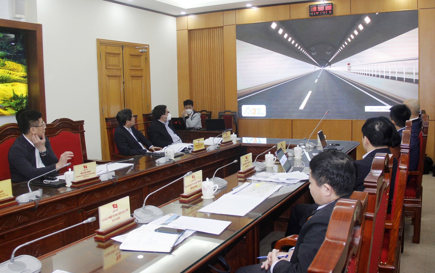 Lãnh đạo tỉnh Lào Cai và Lai Châu bàn phương án đầu tư Dự án xây dựng hầm đường bộ qua đèo Hoàng Liên ảnh 3