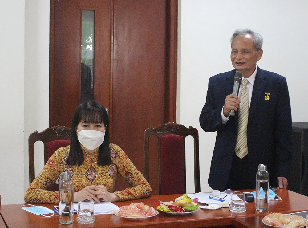 Đại biểu phát biểu tại tọa đàm.