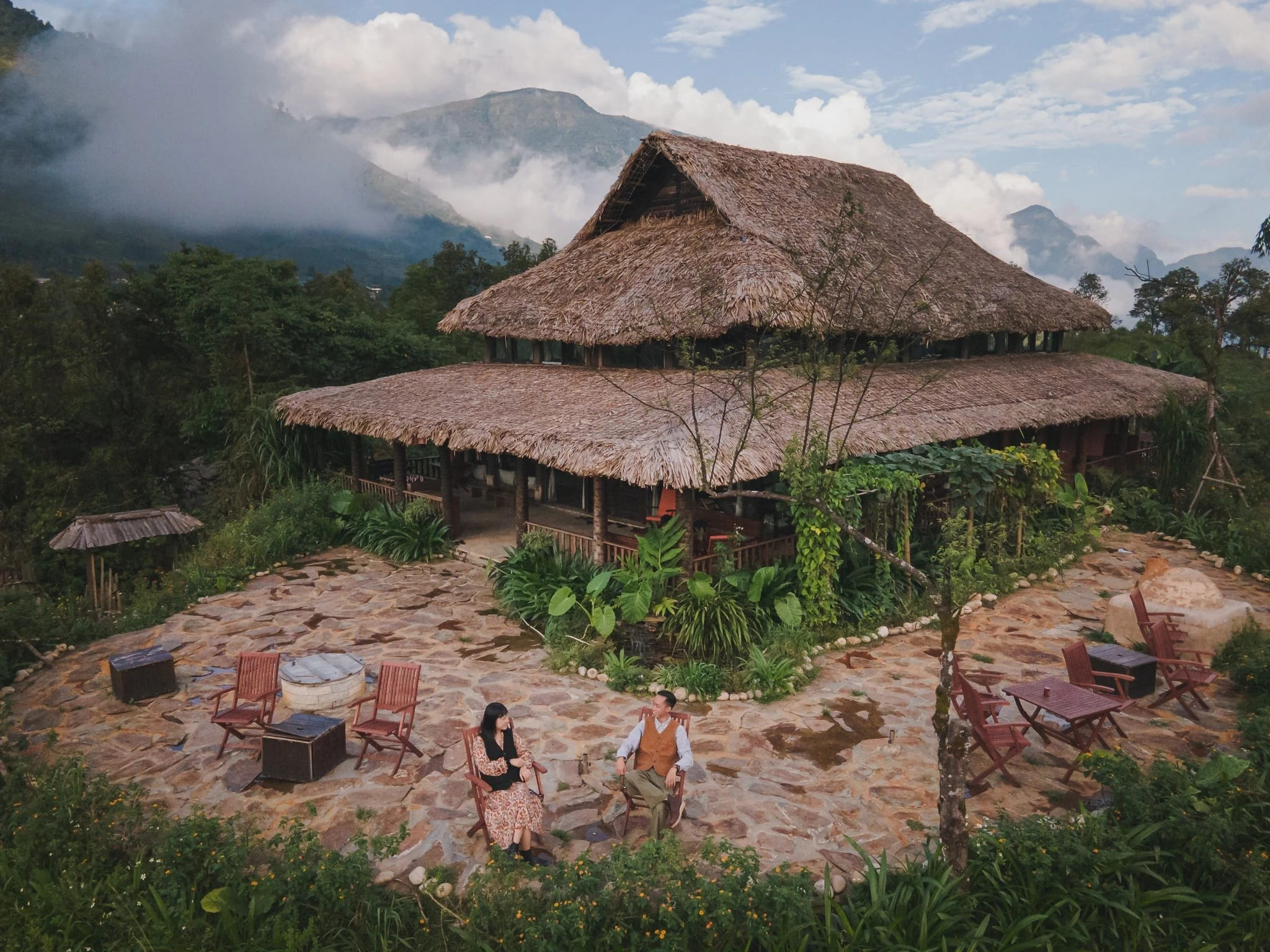 Rùa House nhìn từ trên cao.