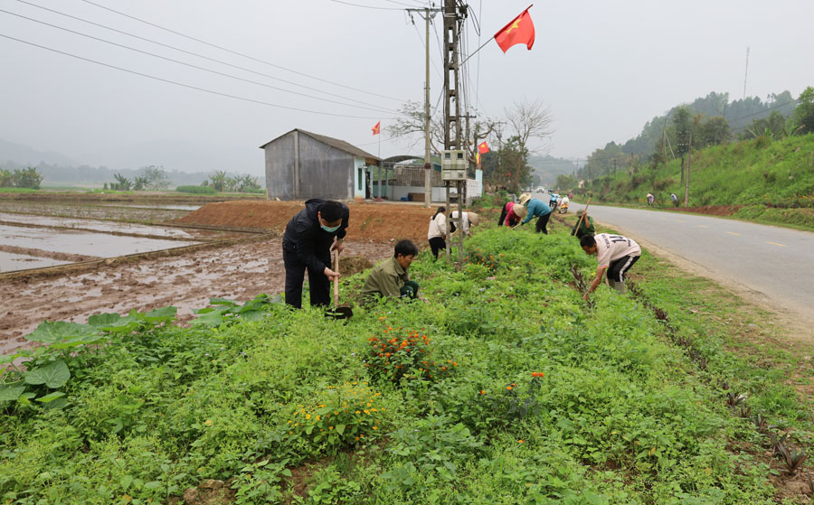 Bảo Thắng tổng vệ sinh môi trường toàn huyện ảnh 2